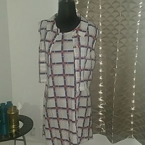 Plaid Dress and jacket set